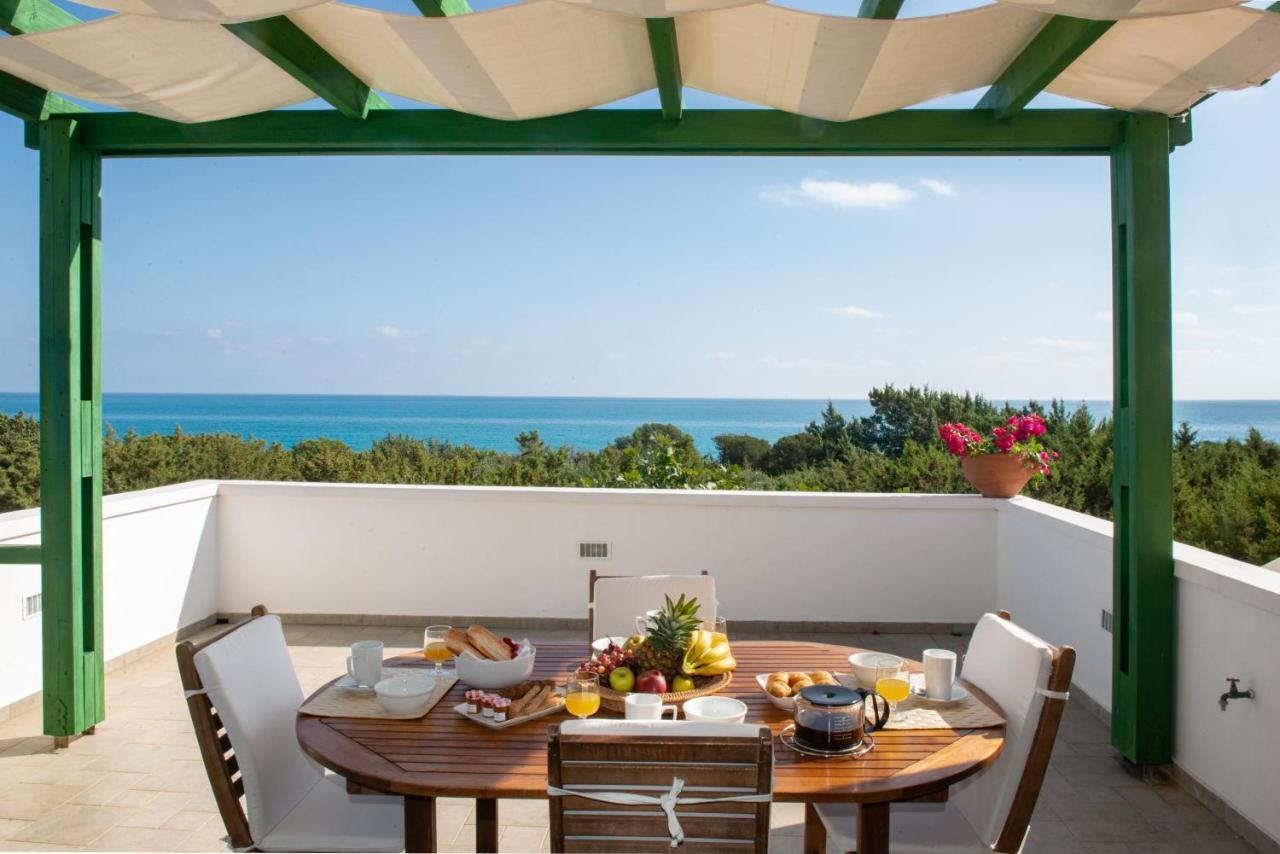 Beachfront Villa Rhodes Seashell Gennadi Extérieur photo