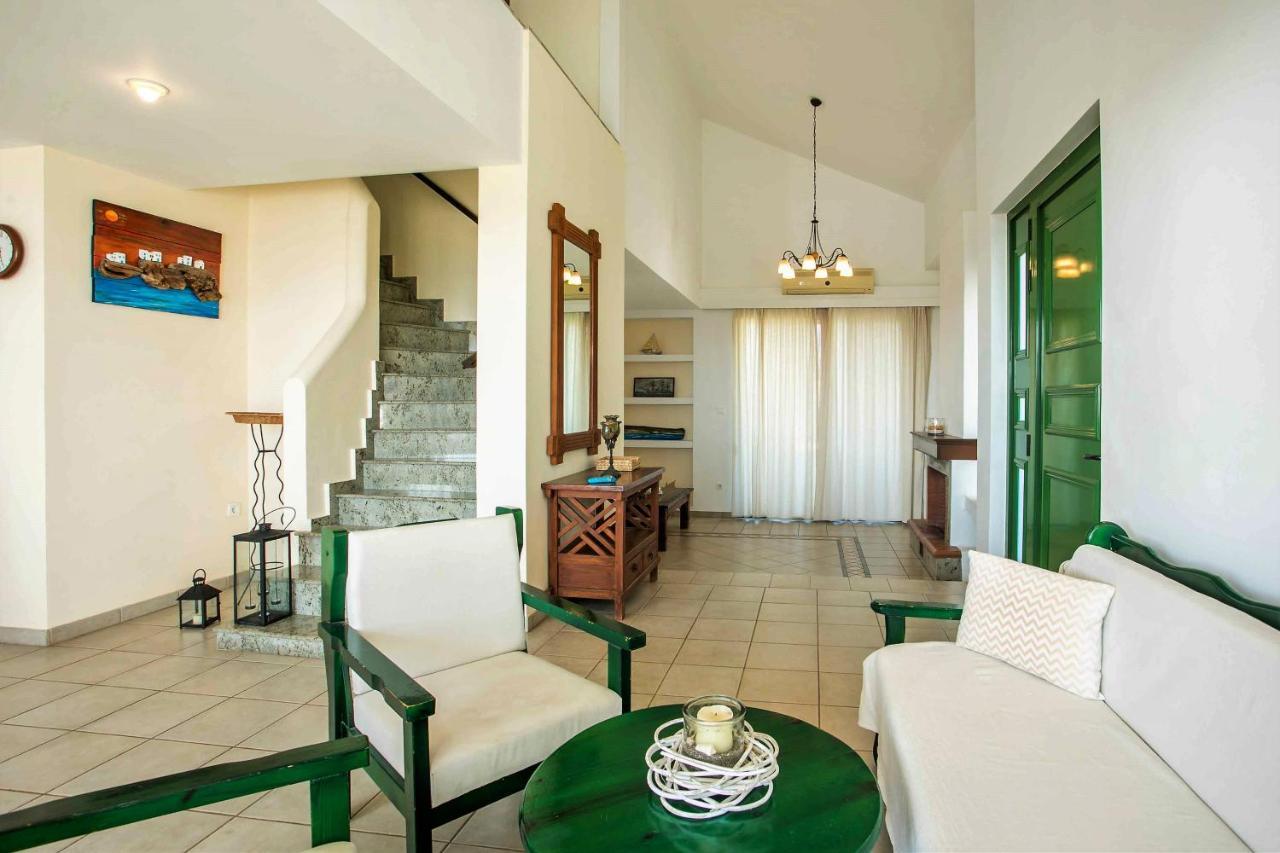 Beachfront Villa Rhodes Seashell Gennadi Extérieur photo