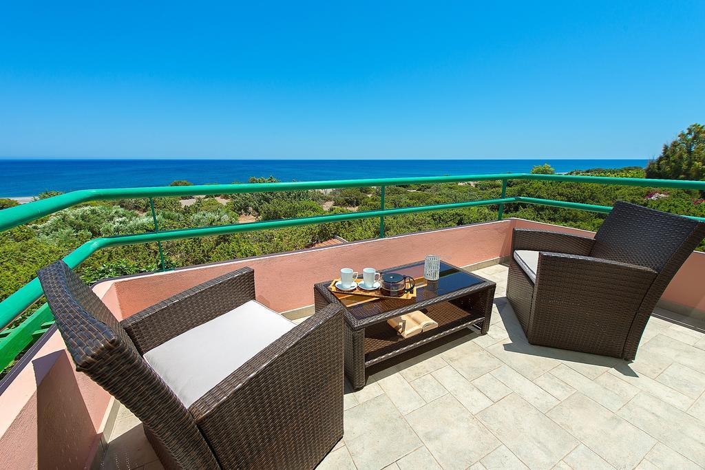 Beachfront Villa Rhodes Seashell Gennadi Extérieur photo