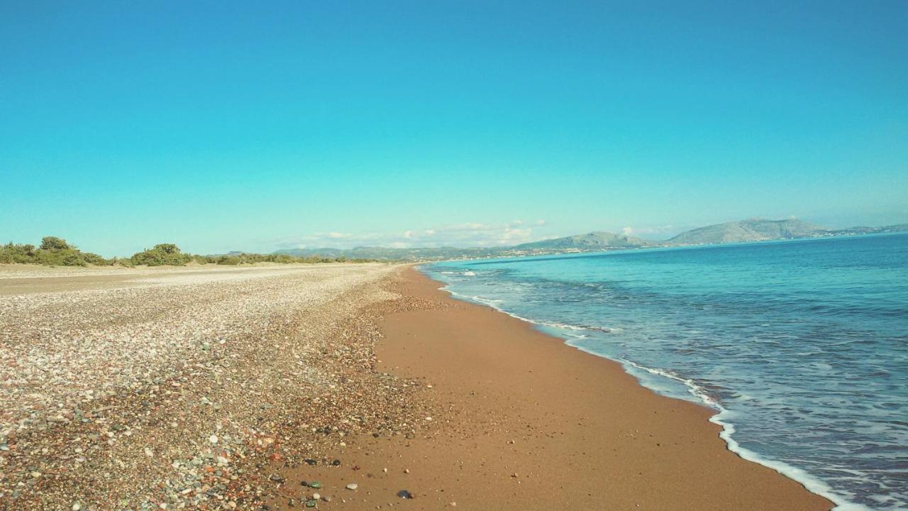 Beachfront Villa Rhodes Seashell Gennadi Extérieur photo